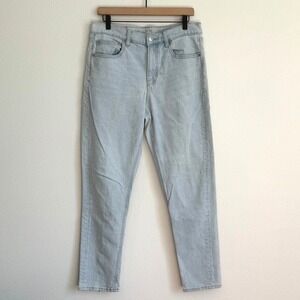 American Eagle Outfitters Light Blue 90s Skinny Jeans Distressed Back Pocket 12‎